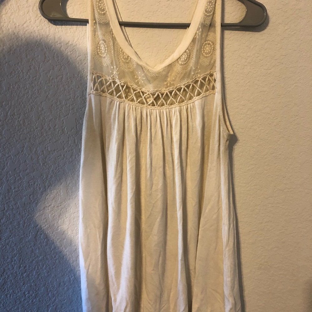 White Altar’d State Tank with Detailing